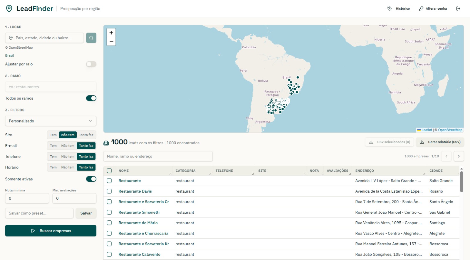 Lead Map